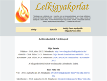 Tablet Screenshot of lelkigyakorlat.hu